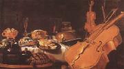 Pieter Claesz Still Life with Musical instruments (mk08) china oil painting reproduction